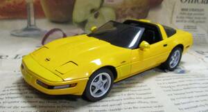 ★レア*絶版★ダンバリーミント*1/24*1995 Corvette Coupe ZR-1 イエロー