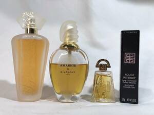 ★まとめ４点★【GIVENCHY】ジバンシー ●フルールダンテルディ●アマリージュ●π パイ●ルージュ・アンテルディ / EDT リップスティック