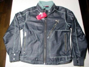 pl即決新品 PUMA(プーマ）4CH本革ライダースJKT■(メンズ）