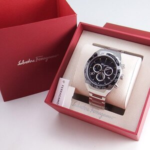 未使用品 Salvatore Ferragamo SLX Chronograph SFHR00623 サルヴァトーレ フェラガモ クロノグラフ スイス製 メンズ 腕時計 クォーツ