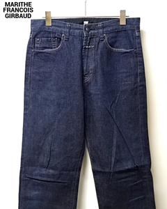 【MARITHE + FRANCOIS GIRBAUD DENIM PANTS INDIGO マリテフランソワジルボー デニムパンツ インディゴ メンズ】