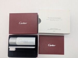 送料無料 未使用品 Cartier カルティエ ジュエリー用クリーナー クリーニングキット クリーニングセット 容量50ml ブラシセット