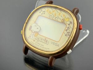 [A1311]1円～☆メンズ レディース腕時計 デジタル CITIZEN VEGA シチズン スヌーピー 9548-393708 ジャンク品