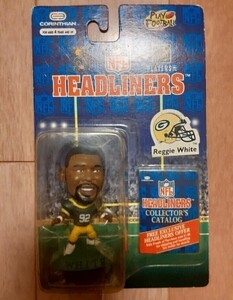 レジー・ホワイト ② コリンシアン NFL フィギュア ヘッドライナーズ Reggie White CORINTHIAN HEADLINERS アメリカン・フットボール