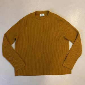 ☆Acne Studios アクネステューディオス☆ウール リブ ニット セーター FN-MN-KNIT000117 WOOL RIBBED KNIT SWEATER