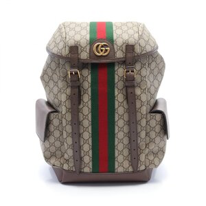 グッチ オフィディア GGスプリーム ブランドオフ GUCCI PVCコーティングキャンバス リュックサック バックパッ