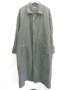 ◇ NAUTICA ノーティカ ロング丈 カジュアル 薄手 長袖 コート ジャケット サイズ40R チャコールグレー系 メンズ E