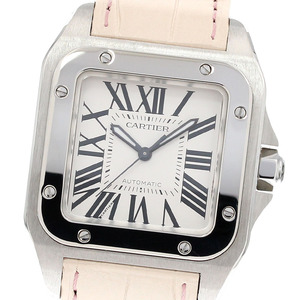 カルティエ CARTIER W20126X8 サントス100 MM 自動巻き ボーイズ 良品 _842751