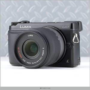 1円～ Panasonic ルミックス GX7 ブラック LUMIX/G VARIO 14-42mm 1:3.5-5.6 レンズセット チョイ訳あり