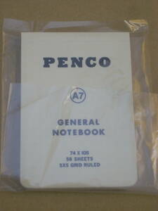 PENCO penco ペンコ メモ帳 A7 白 手帳