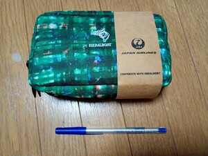 JAL HERALBONYコラボのポーチビジネスクラスアメニティ未開封