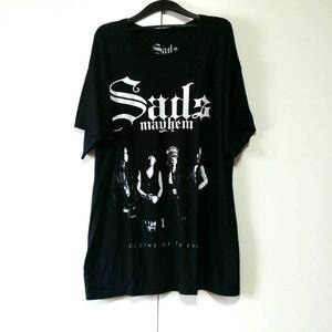 ブラック M SADS EVIL 黒夢 清春 mayhem Big Tシャツ KUROYUME KIYOHARU SADS サッズ