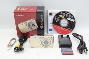 【適格請求書発行】訳あり品 CASIO カシオ EXILIM EX-Z2300 コンパクトデジタルカメラ ゴールド 元箱付【アルプスカメラ】241118e