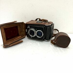 D(1121g3) Yashica ヤシカ yashicaflex 二眼レフ カメラ 二眼レフ アンティーク インテリア 置物 コレクション ★動作未確認