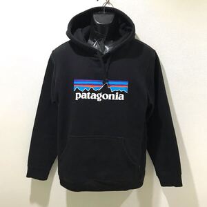 Patagonia/パタゴニア☆スウェット/パーカー☆ビッグロゴ☆トップス/ジャケット/アウトドア/登山/ブラック/M