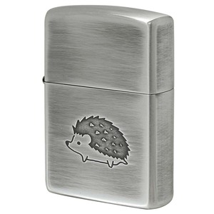 Zippo ジッポライター ハリネズミ いきものモチーフ 動物 銀メッキいぶし 80051 プレゼント 贈り物 男性 女性 かわいい メール便可