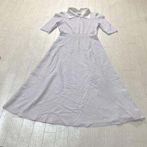 3997☆ PROPORTION BODY DRESSING トップス 半袖ワンピース 衿取り外し可能 レディース PS パープル