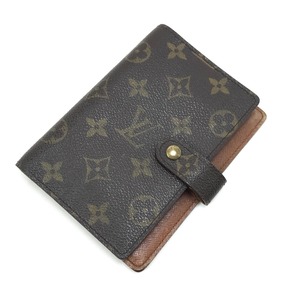 $$ LOUIS VUITTON ルイヴィトン 手帳カバー モノグラム アジェンダ M61207 やや傷や汚れあり