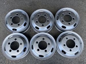 (送料無料)TKWZX 16×5.5K 116-8 中国製　6穴 6本セットスチールホイール