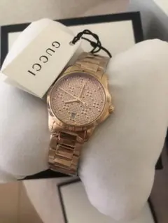 グッチ GUCCI YA126567 Gタイムレス ピンクゴールド腕時計