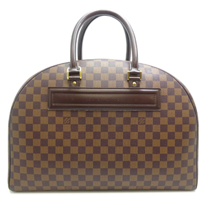 ［飯能本店］LOUIS VUITTON LV ルイ・ヴィトン ノリータ 24 N41454（廃番モデル） ハンドバッグ ダミエ ブラウン系 レディース DH83404