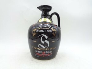 【1円】～ SPRINGBANK 12年 スプリングバンク キャンベルタウン モルト スコッチ ウイスキー 特級 陶器 未開封 古酒 750ml B68456