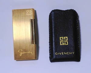 1円～ GIVENCHY 2000 ローラー ガスライター 4G ゴールド 金色 ガスなし ジバンシー