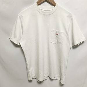 DANTON ホワイト ポケット Tシャツ サイズ40