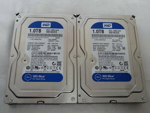 ★Western Digital 3.5インチ 1TB×2台 健康状態『正常』！★