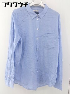 ◇ AMERICAN EAGLE OUTFITTERS 長袖 シャツ ブラウス サイズL G G ブルー系 レディース