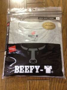 別注 Hanes×UNITED ARROWS GLR ヘインズ×ユナイテッドアローズ グリーンレーベルリラクシング SC BEEFY ビーフィー Tシャツ グレー S