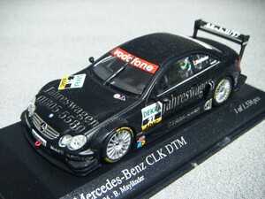 ■ 京商 MINICHAMPS『1/43 Mercedes Benz CLK Coupe DTM 2004 Team Rosberg bernd Maylander 黒 メルセデスベンツ ダイキャストミニカー』