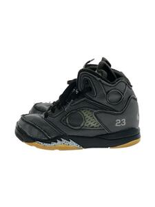 NIKE◆Nike PS Air Jordan 5/キッズ靴/18cm/スニーカー/GRY/cv4827-001