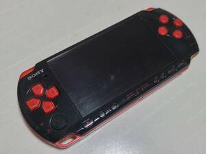 動作OK PSP-3000 赤 黒 UMD読み込み異音大 中古 送料185円 or 370円 or 520円