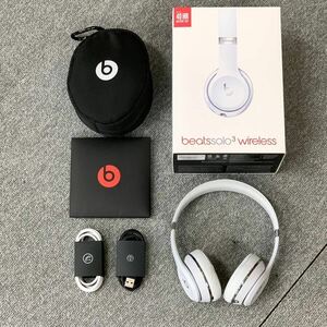 ♪【売り切り】Apple アップル Beats Solo3 Wireless ワイヤレスヘッドホン ビーツ ホワイト 動作確認済み