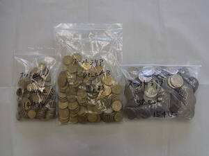 160728DK-GC3■オーストラリアドル■硬貨 旧硬貨 50セント～2ドル 計439枚 約506AUD分／流通硬貨 外国コイン