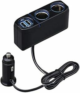 セイワ(SEIWA) 車内用品 シガーソケット増設分配器 シガーソケット 2連+2USB F277 コードタイプ 最大72W/US