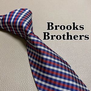 【美品】 BrooksBrothers ブルックスブラザーズ ネクタイ　ストライプ レジメンタル柄 ドット柄 ロゴ ビジネス 