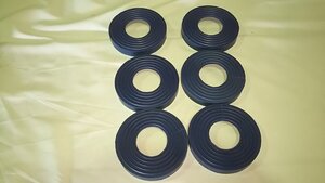 在庫処分　輪留め　マルイチ　 キャスパー　EPDM-M 対応車輪径75-100φ ストッパー無し台車に 6個セット