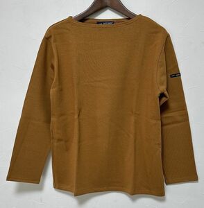 セントジェームス ウエッソン 無地 T3サイズ 長袖 Tシャツ カットソー SIENNE ライトブラウン SAINT JAMES OUESSANT SOLID