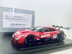 【送料無料】1/43 NISMO特注 EBBRO MOTUL AUTECH モチュール オーテック GT-R 松田次生-R.クインタレッリ Rd.2 Fuji 富士 Winner 2018