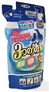 ★アサヒペン ペットまわり用　3つの効果　消臭・抗菌スプレー-つめかえ用 250ml