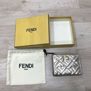 未使用 FENDI フェンディ 二つ折り財布 8M0447-AAF2 シャンパンゴールド [C0128]