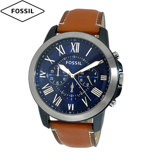 FOSSIL フォッシル 腕時計 新品 アウトレット グラント FS5151 メンズ クォーツ クロノグラフ ブラウン革ベルト 並行輸入品