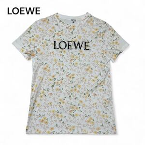 LOEWE ロエベ 刺繍 ロゴ 花柄 Tシャツ S S540333XAR