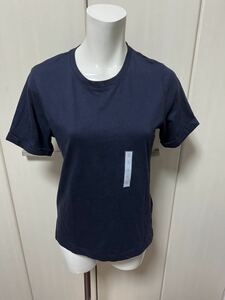 新品　GU　ジーユー　半袖Tシャツ　ネイビー　Sサイズ