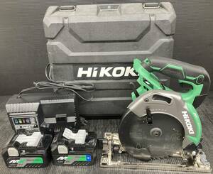 【中古品】HiKOKI(ハイコーキ) 165㎜ 36vマルチボルトコードレス丸のこ アグレッシブグリーン C3606DA (2XP)(K) /ITI63SM2AUV0