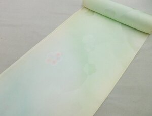 inagoya◇お買い得◇【長襦袢-13.5ｍ-】正絹 反物 生地 未使用品 kimono fabrics リメイク 着物 ぼかし 素材 お洒落 優しい色合い z8915fq