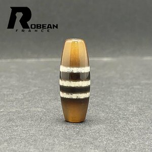 絶賛 EU製 定価5万円★ROBEAN・チベット天珠★パワーストーン アクセサリー 天然石 金運 お守り プレゼント 約28.7*10.6mm 1004T052