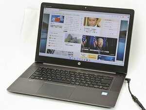 1円～ 高速SSD 高性能 ノートパソコン 15.6型 hp ZBook Studio G3 中古美品 第6世代 i7 32GB 無線 Bluetooth webカメラ Windows11 Office済